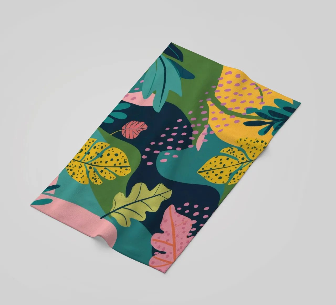 Autumn Leaf Medley beach towel by Paez Harmony