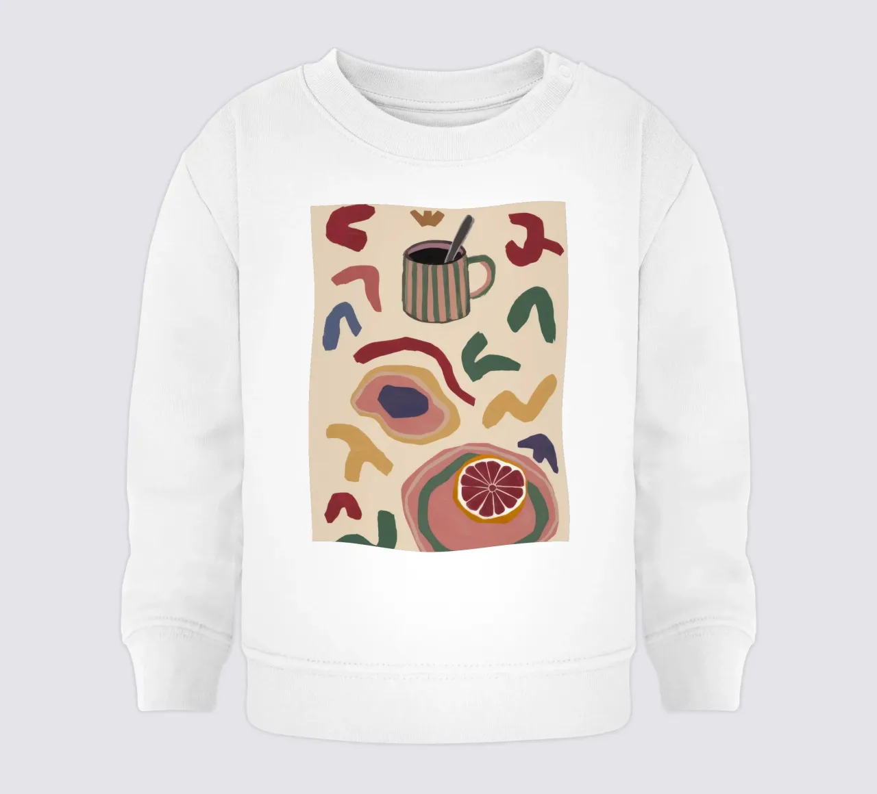 Café matinal Formas sudadera de bebé de Haven Mirage