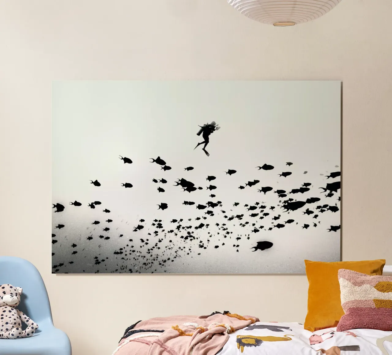 Fly Fishing poster with aluminum frame by Natural Kingdom