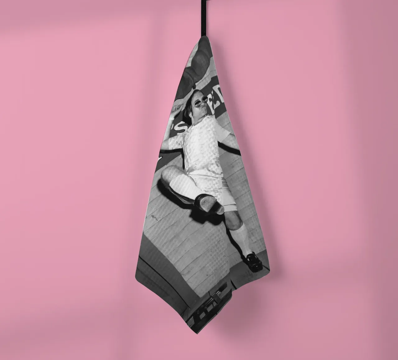 Cute Style Elton John Black And White canovaccio da cucina da fardanjadex