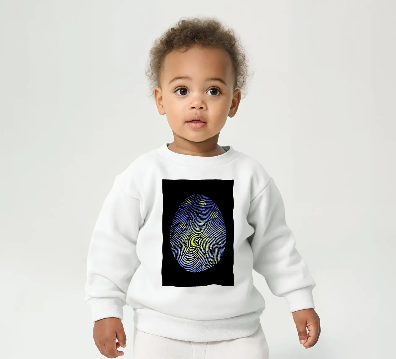 Aurora Fingerprint felpa neonato da Tobe Fonseca