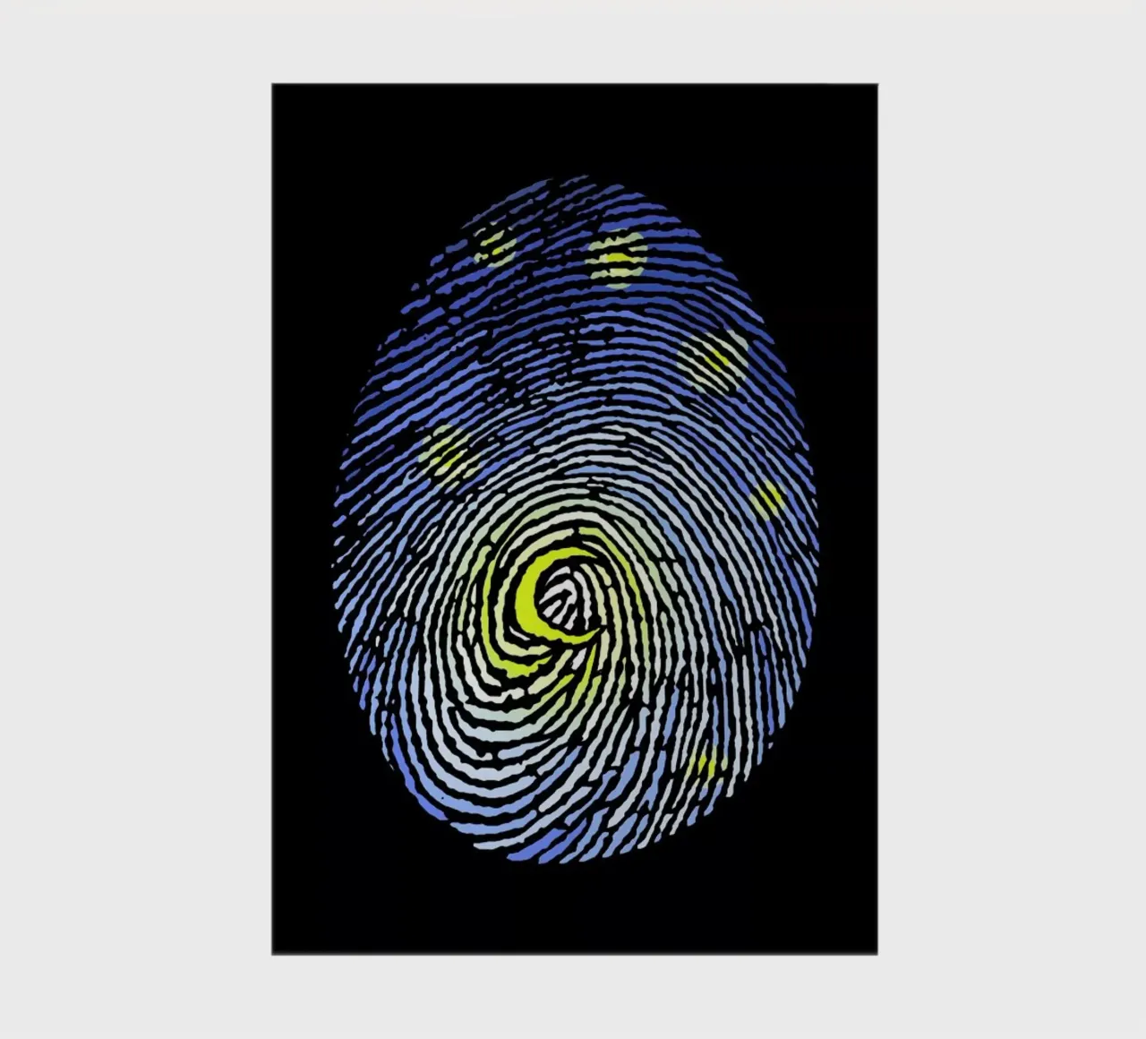 Aurora Fingerprint notebook by Tobe Fonseca