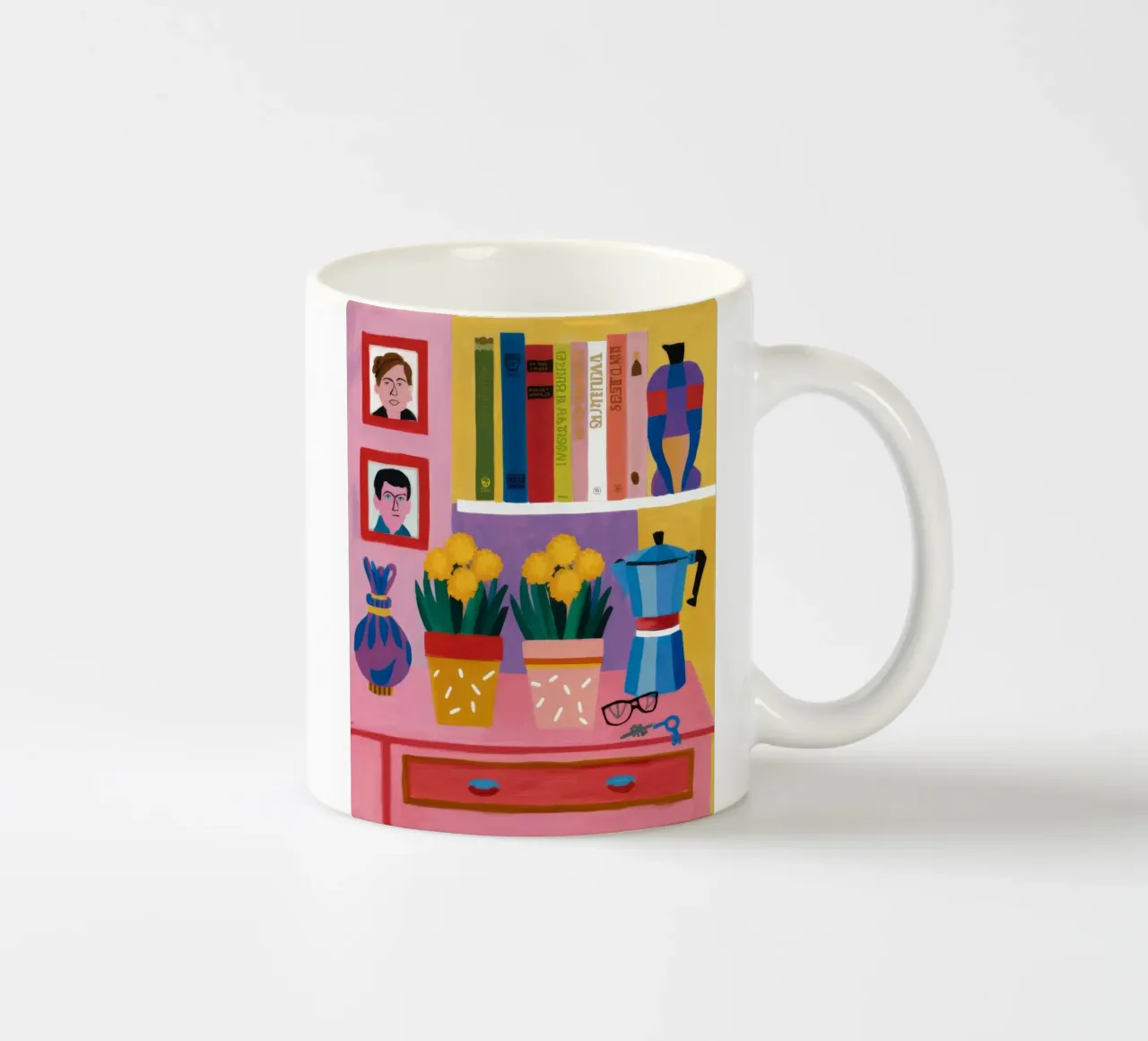 Coin lecture confortable mug en céramique de Paez Harmony