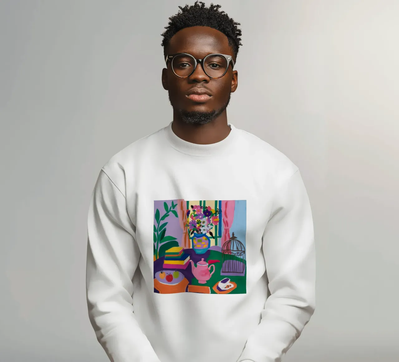 Bodegón de mesa bohemio sudadera de Paez Harmony