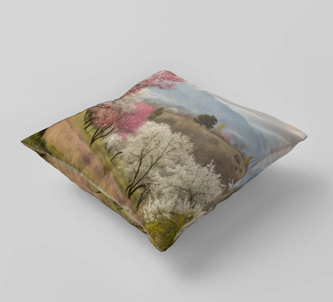 Valle dei fiori di primavera cuscino da Artistic-shop