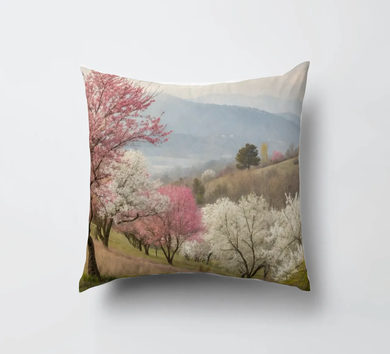 Valle dei fiori di primavera cuscino da Artistic-shop