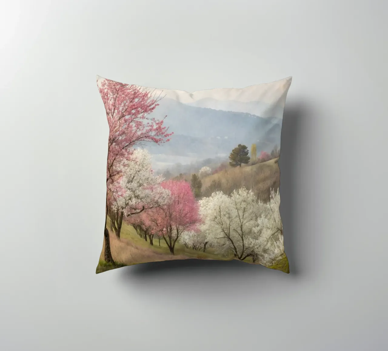 Valle dei fiori di primavera cuscino da Artistic-shop
