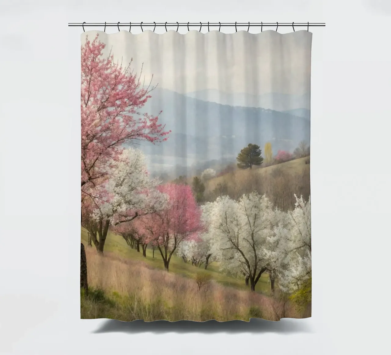 Valle dei fiori di primavera tenda da doccia da Artistic-shop