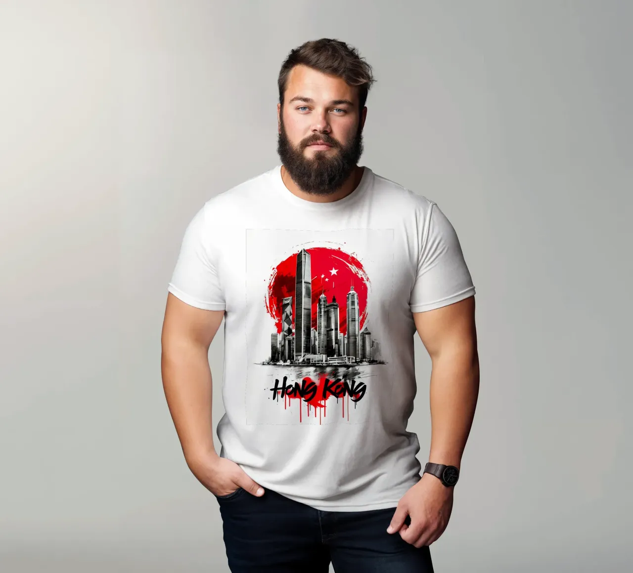 Hong Kong t-shirt da ARTVI-SHOP