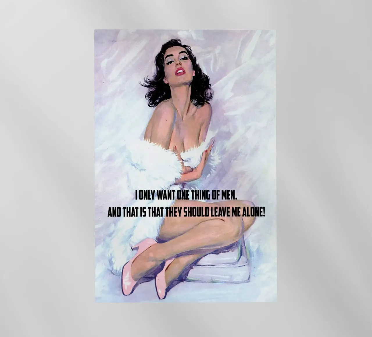 I Only Want One Thing Of Men pellicola backlit da Gallery Print and Art Limited