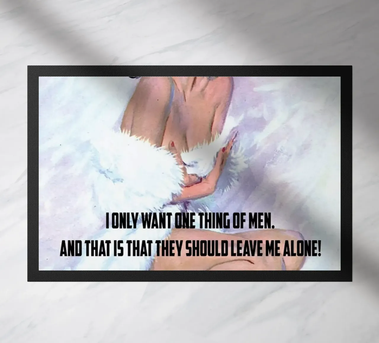 I Only Want One Thing Of Men zerbino da Gallery Print and Art Limited