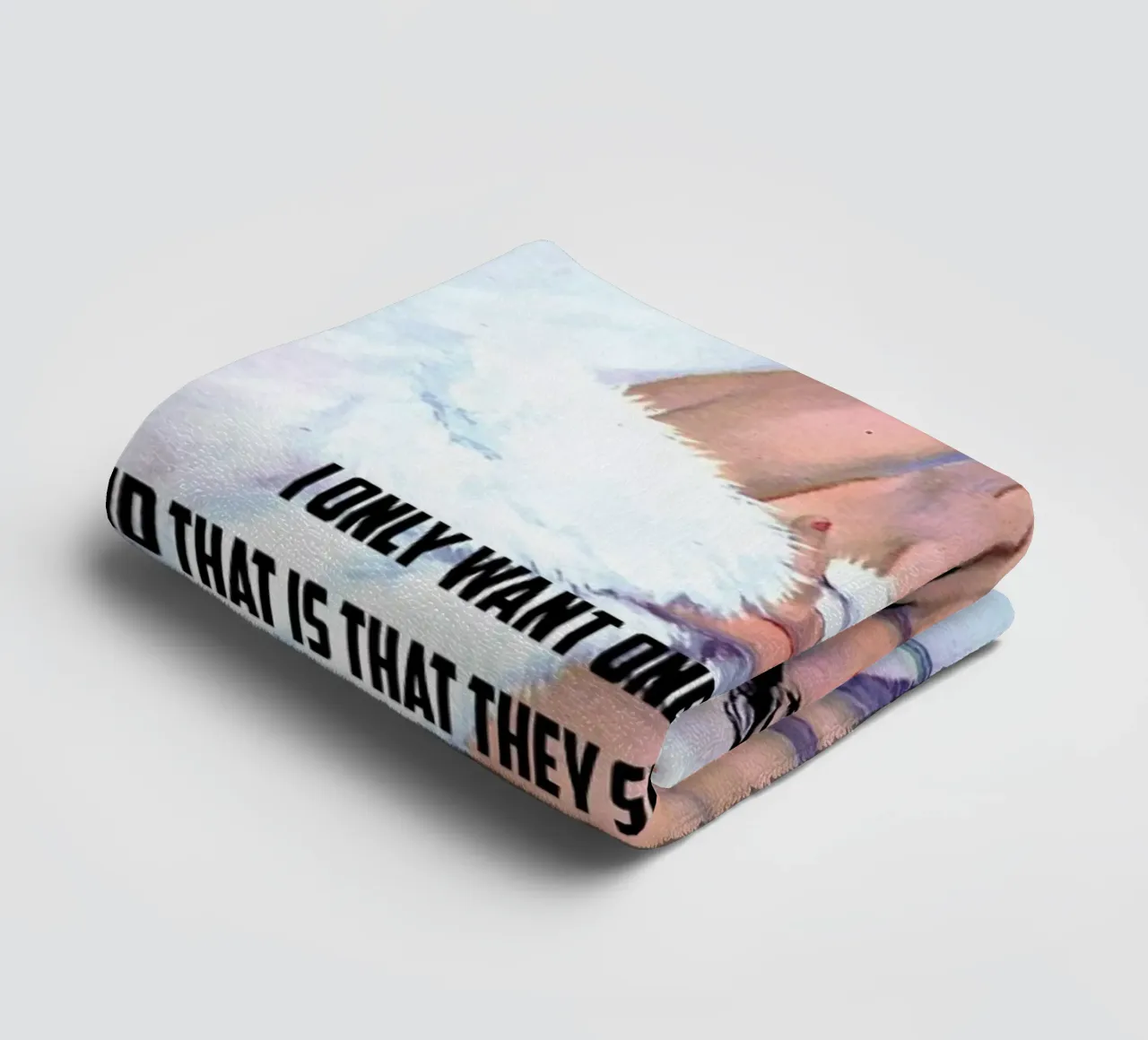 I Only Want One Thing Of Men asciugamano da bagno da Gallery Print and Art Limited