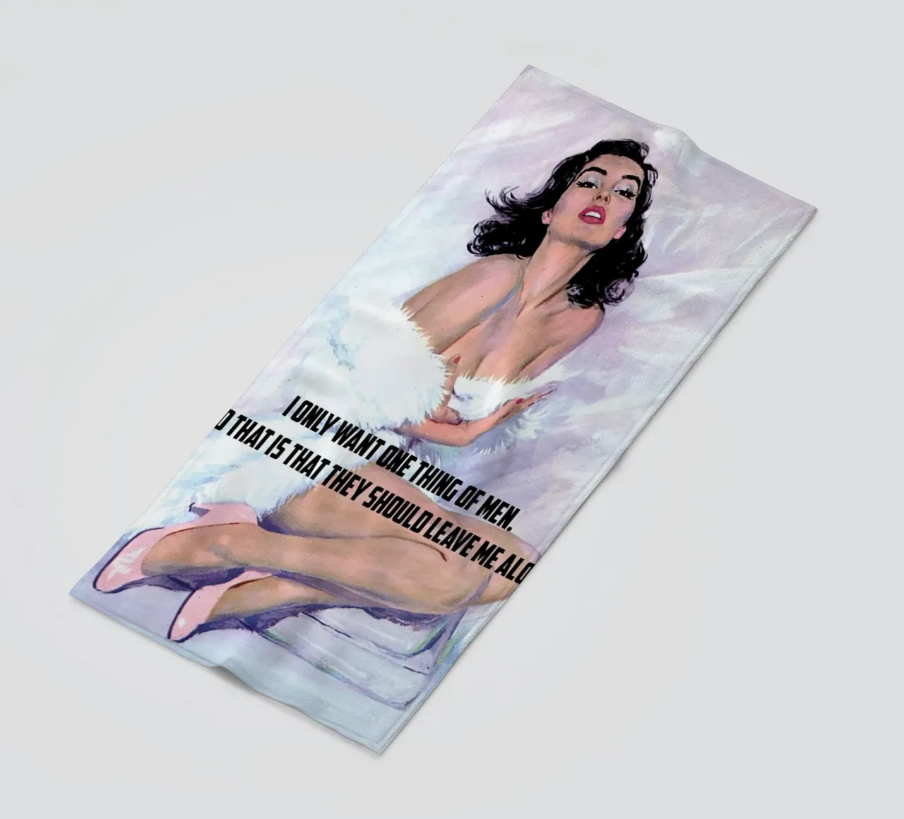 I Only Want One Thing Of Men telo mare da Gallery Print and Art Limited