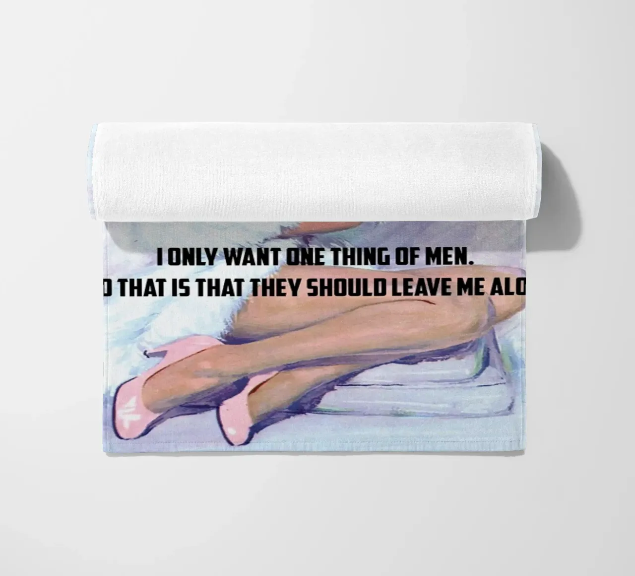 I Only Want One Thing Of Men telo mare da Gallery Print and Art Limited