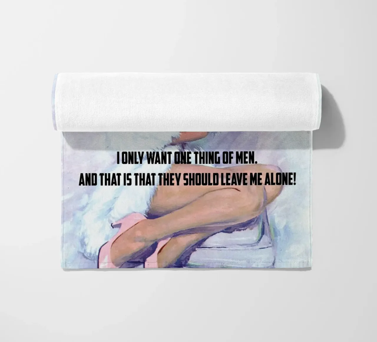 I Only Want One Thing Of Men telo mare da Gallery Print and Art Limited