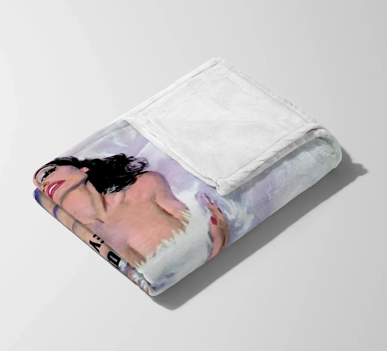 I Only Want One Thing Of Men coperta in pile da Gallery Print and Art Limited