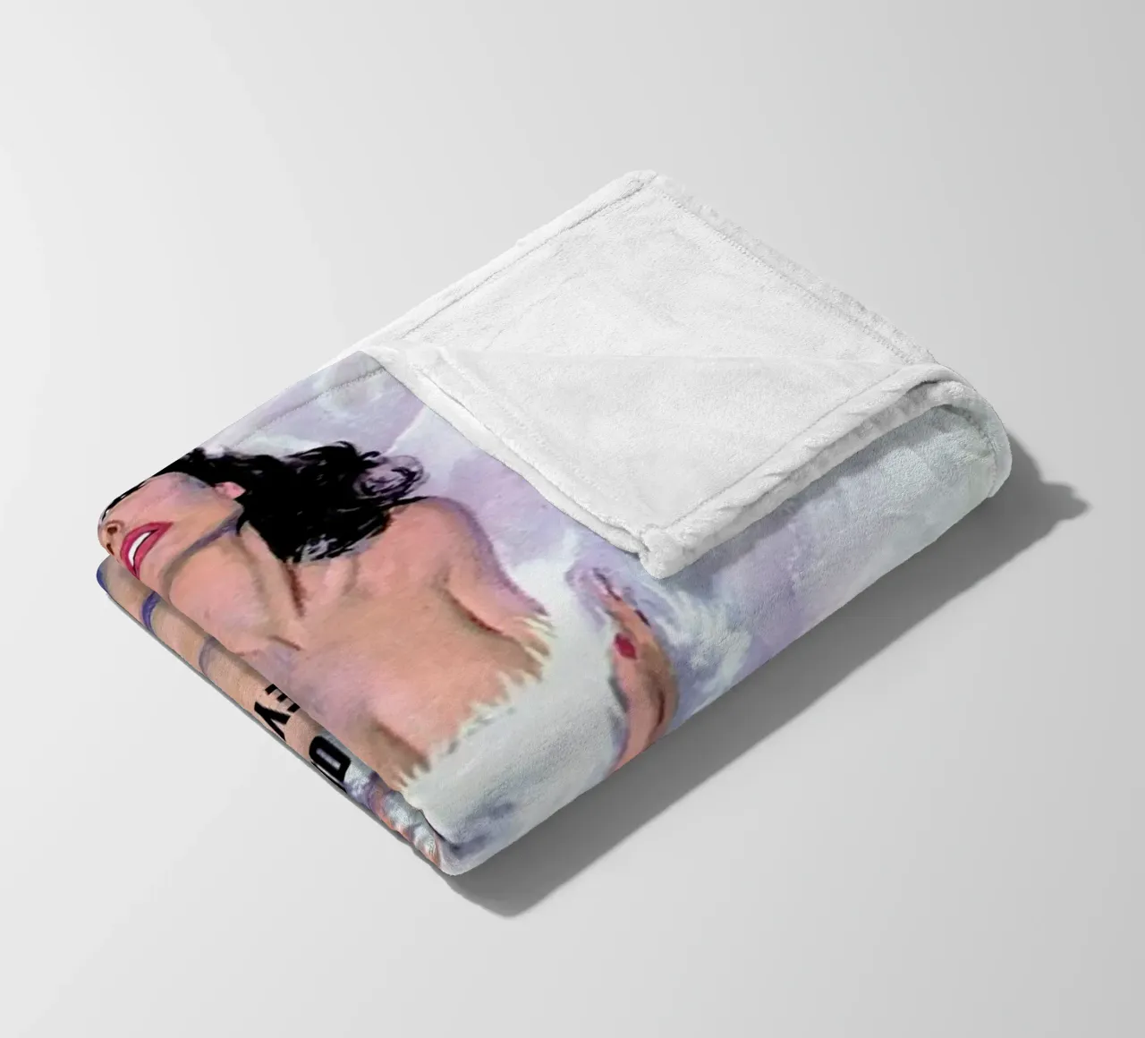 I Only Want One Thing Of Men coperta in pile da Gallery Print and Art Limited
