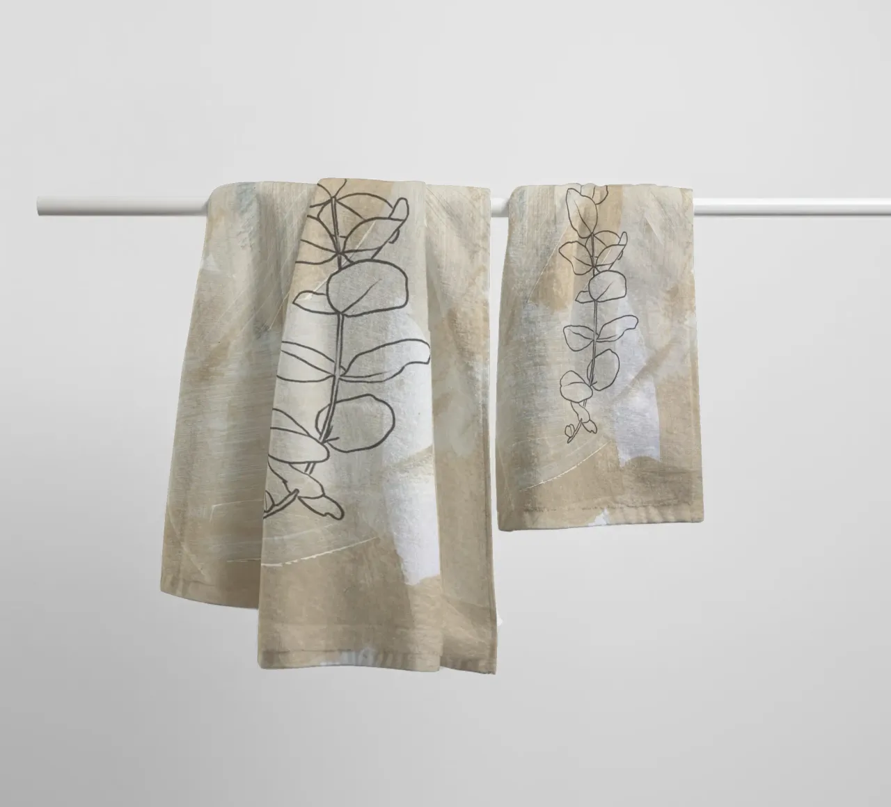 Abstract Botanics No 23 asciugamano da bagno da treechild