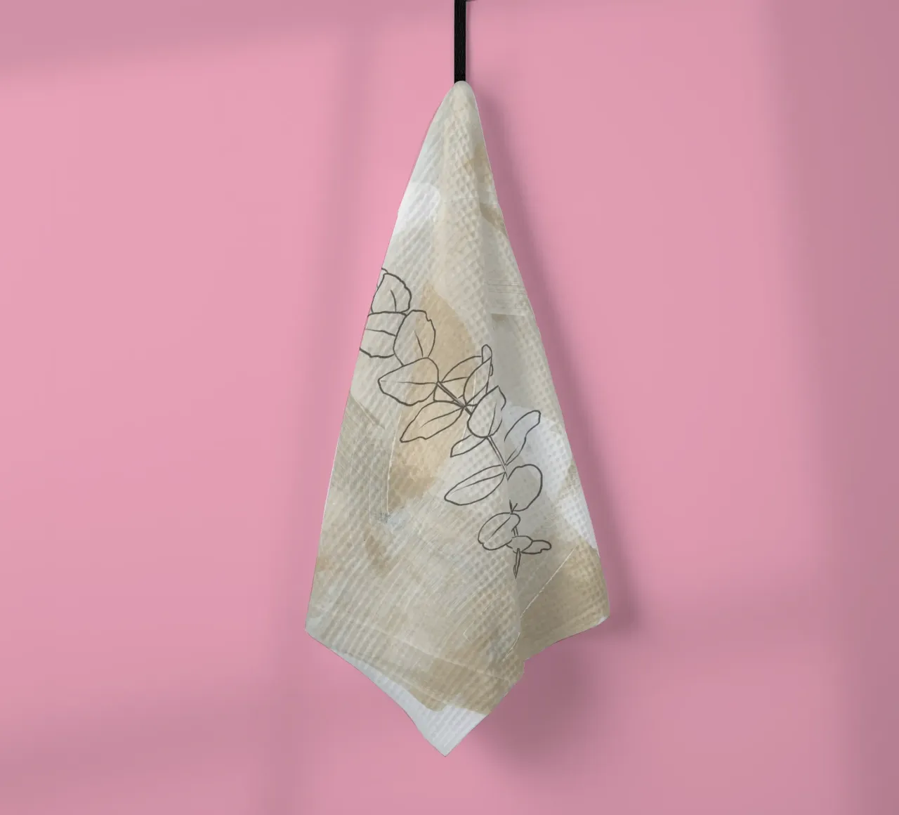 Abstract Botanics No 23 canovaccio da cucina da treechild