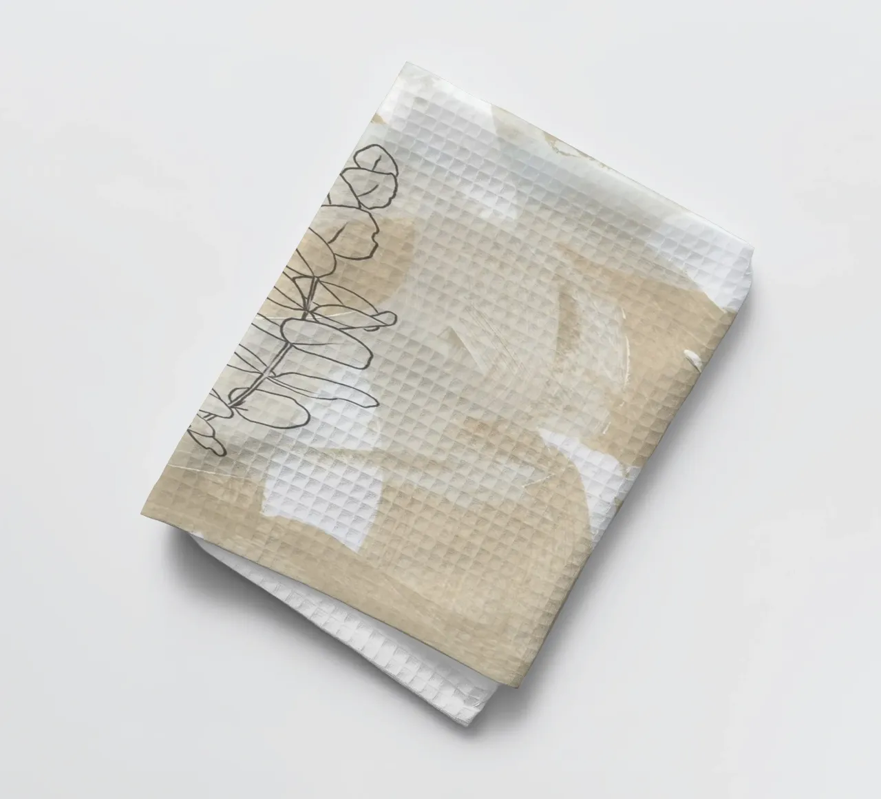 Abstract Botanics No 23 canovaccio da cucina da treechild