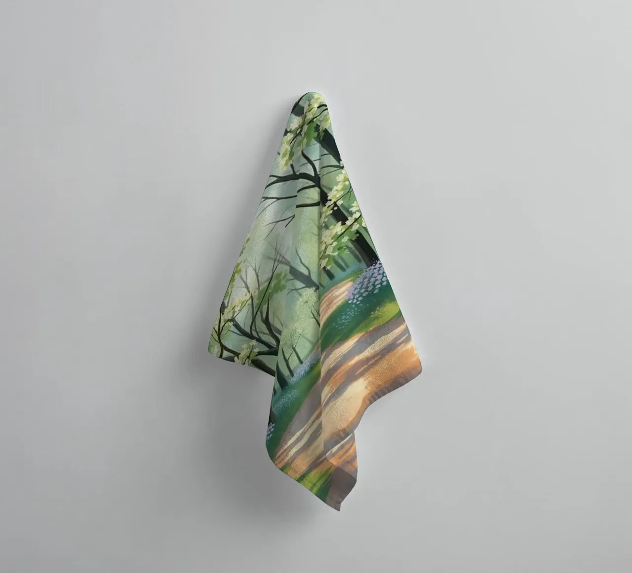 Enchanted Woodland Path towel by Artistic-shop