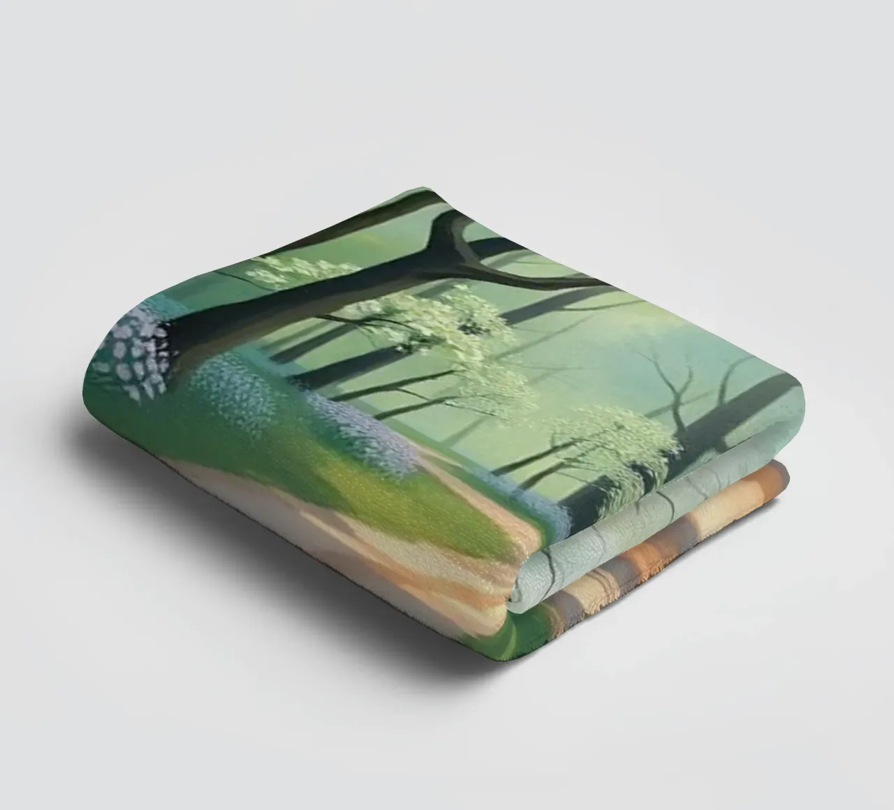Enchanted Woodland Path towel by Artistic-shop