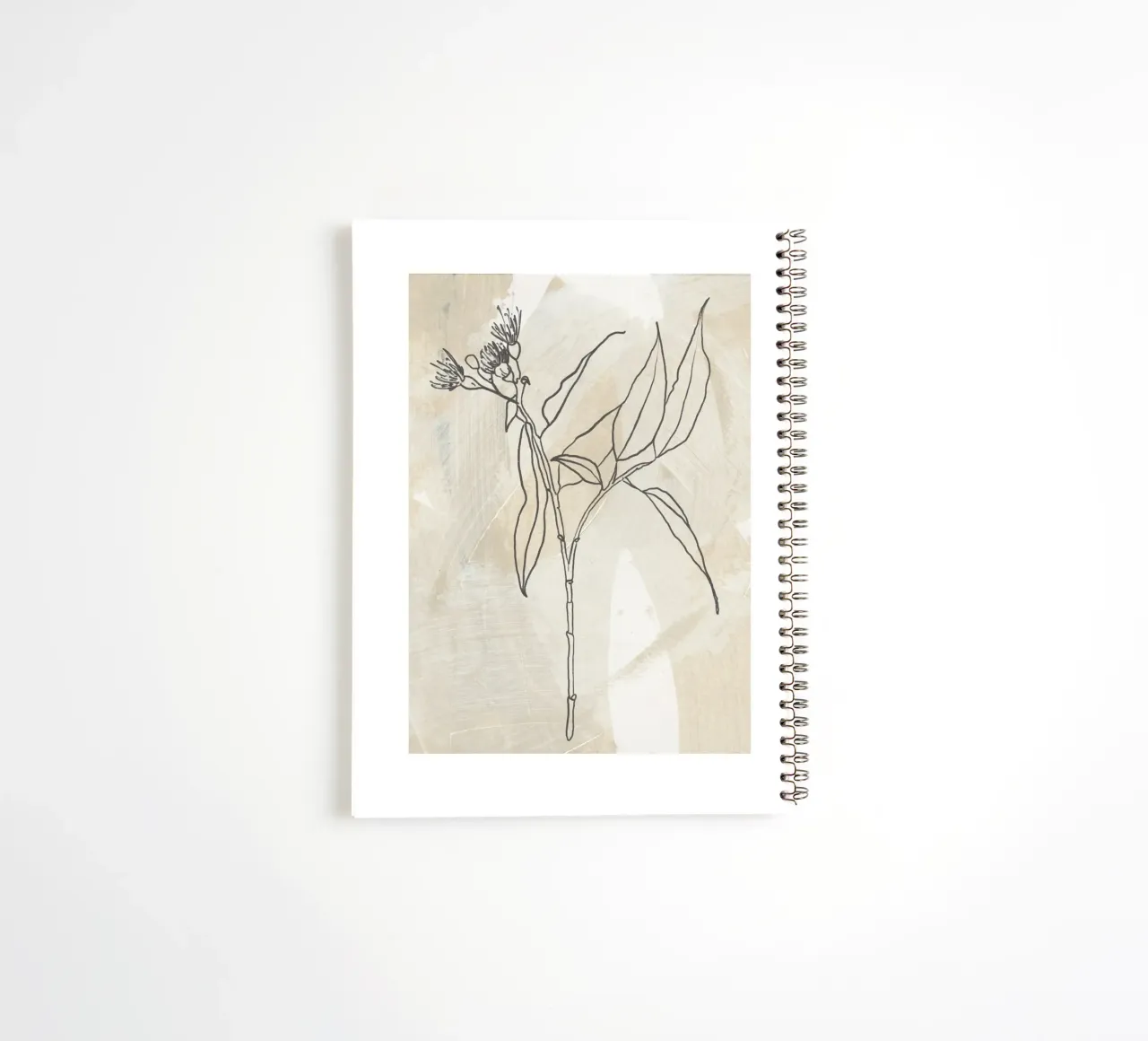 Abstract Botanics No 24 spiral notebook by treechild