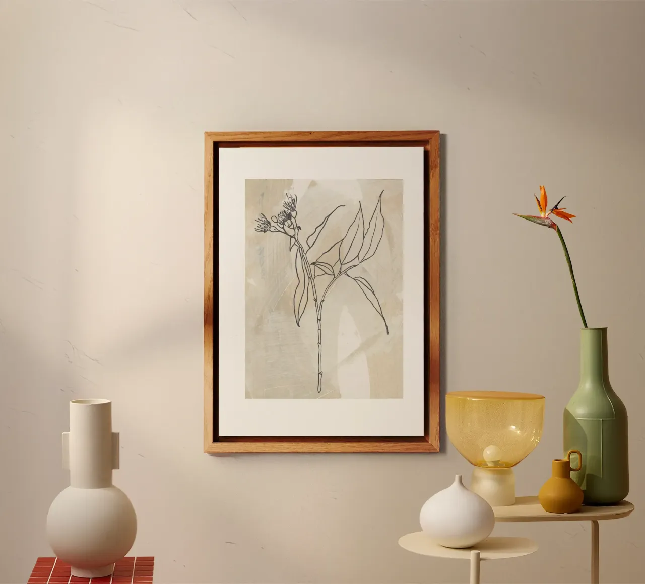 Abstract Botanics No 24 alluminio dibond da treechild