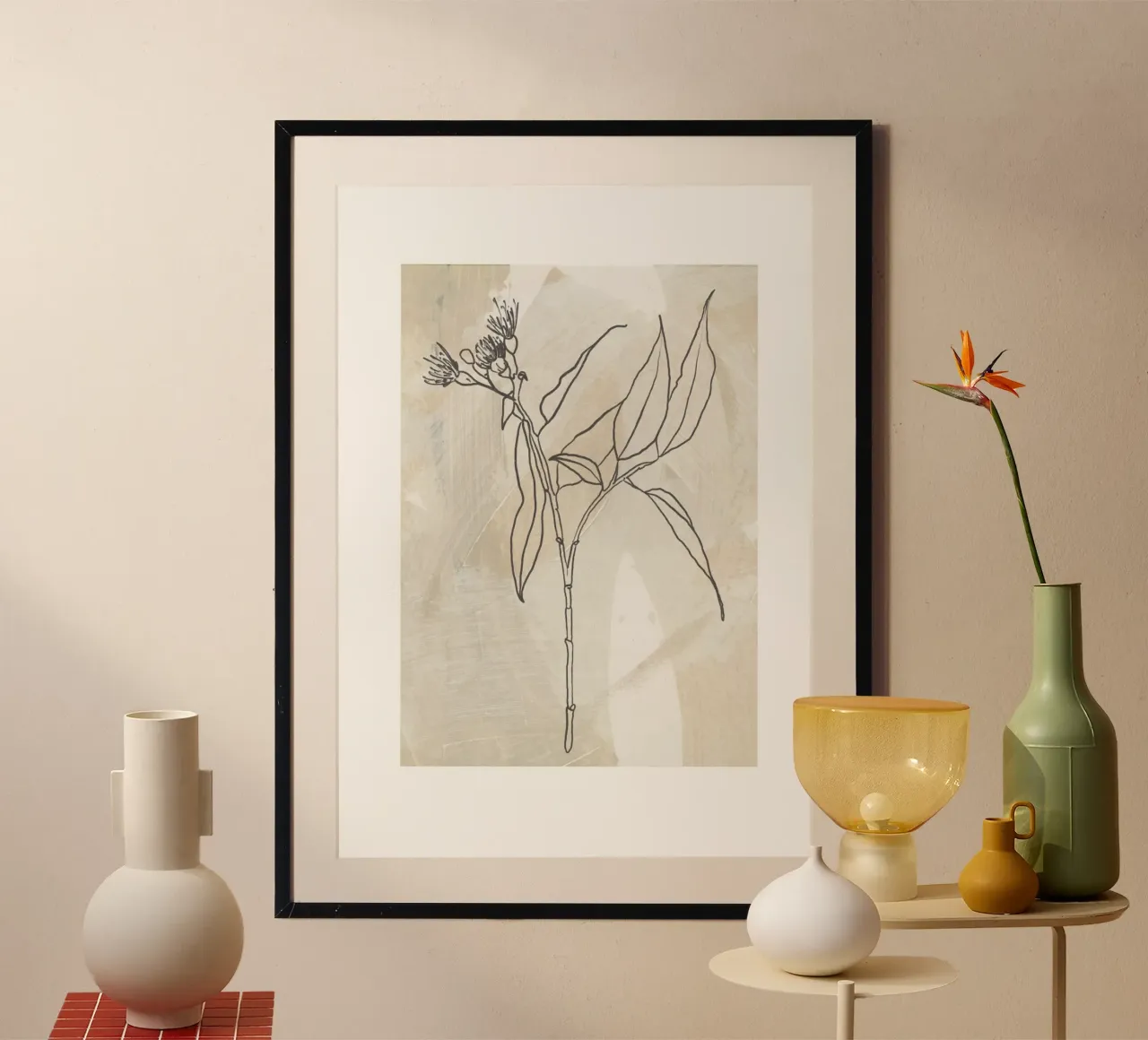 Abstract Botanics No 24 carta hahnemühle da treechild