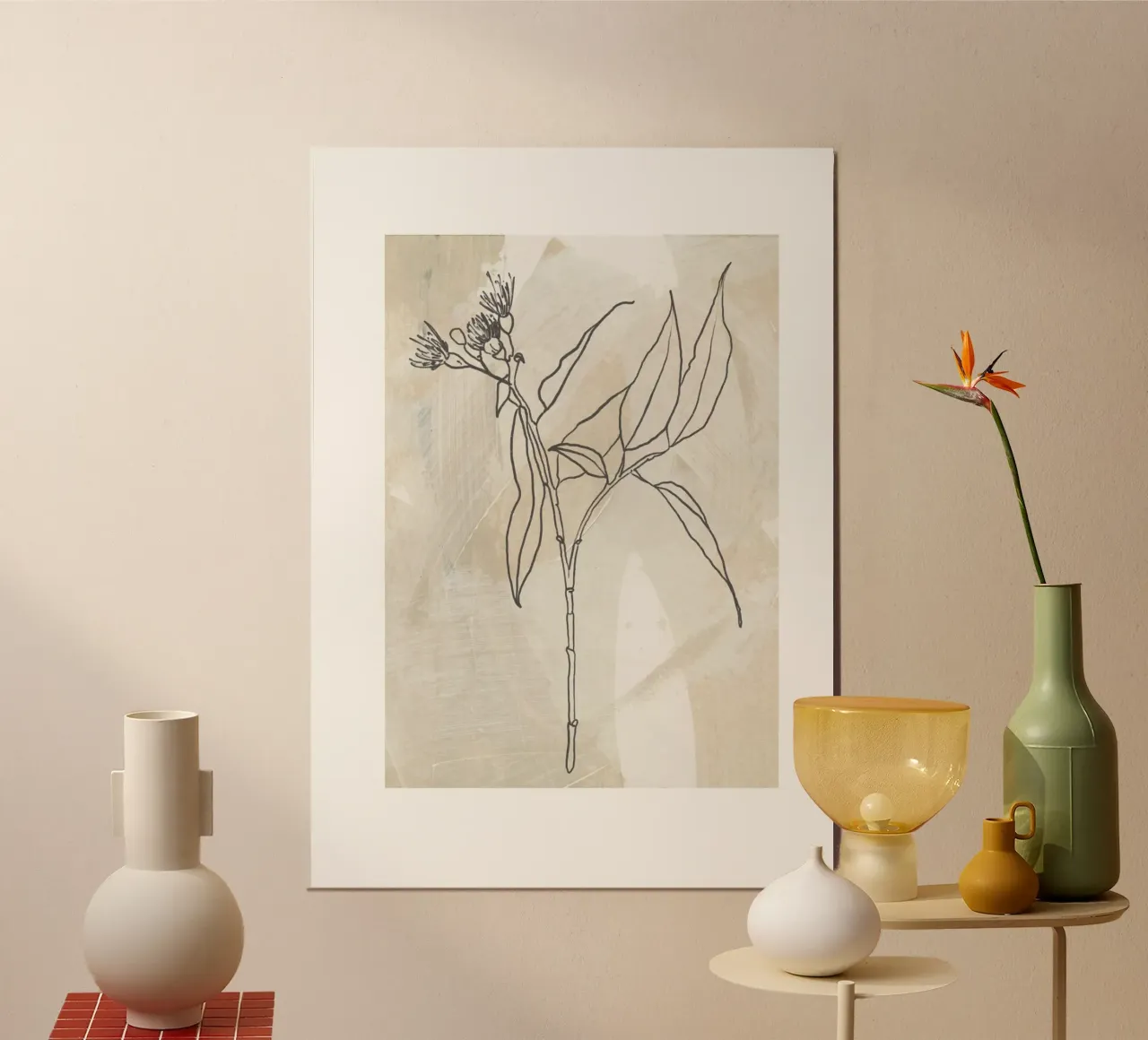 Abstract Botanics No 24 carta hahnemühle da treechild