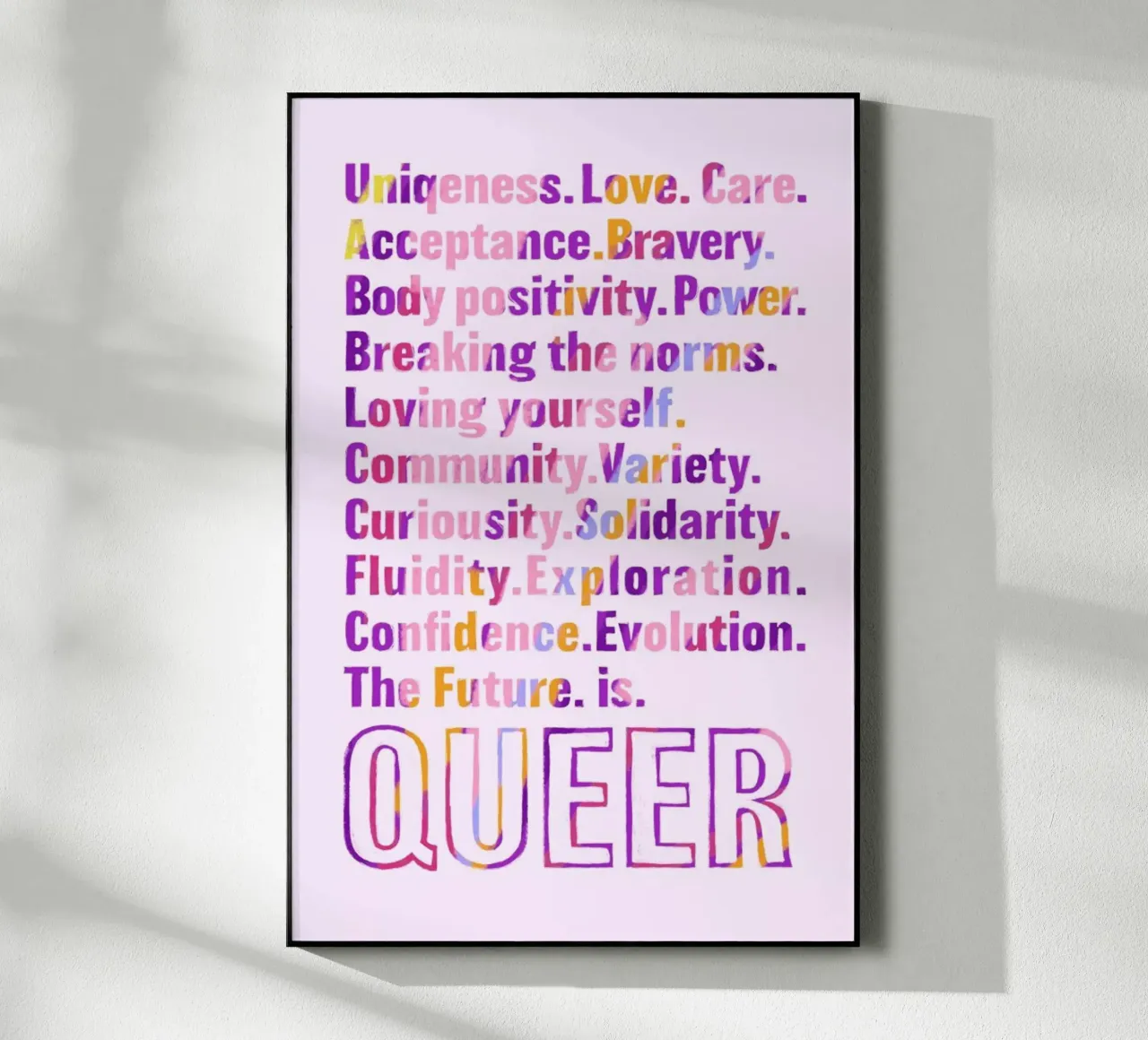 The Future Is Queer plexiglass da Studio One