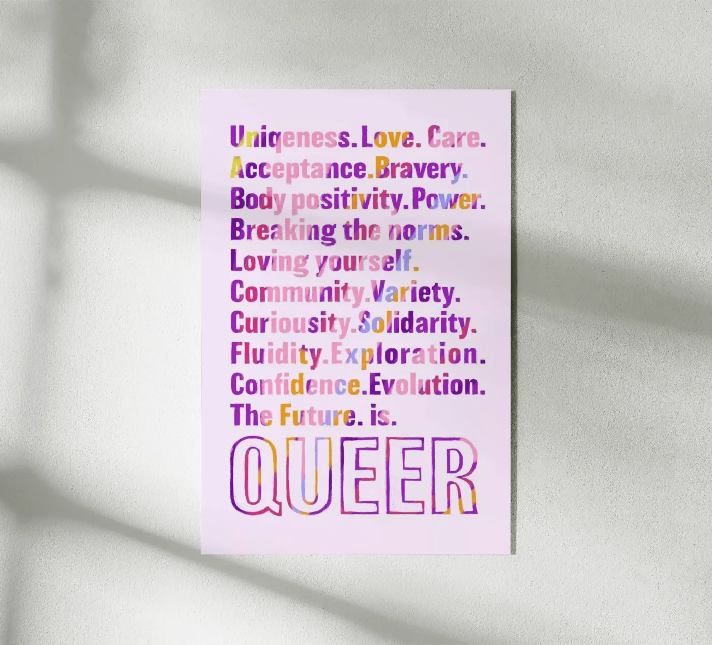 The Future Is Queer plexiglass da Studio One