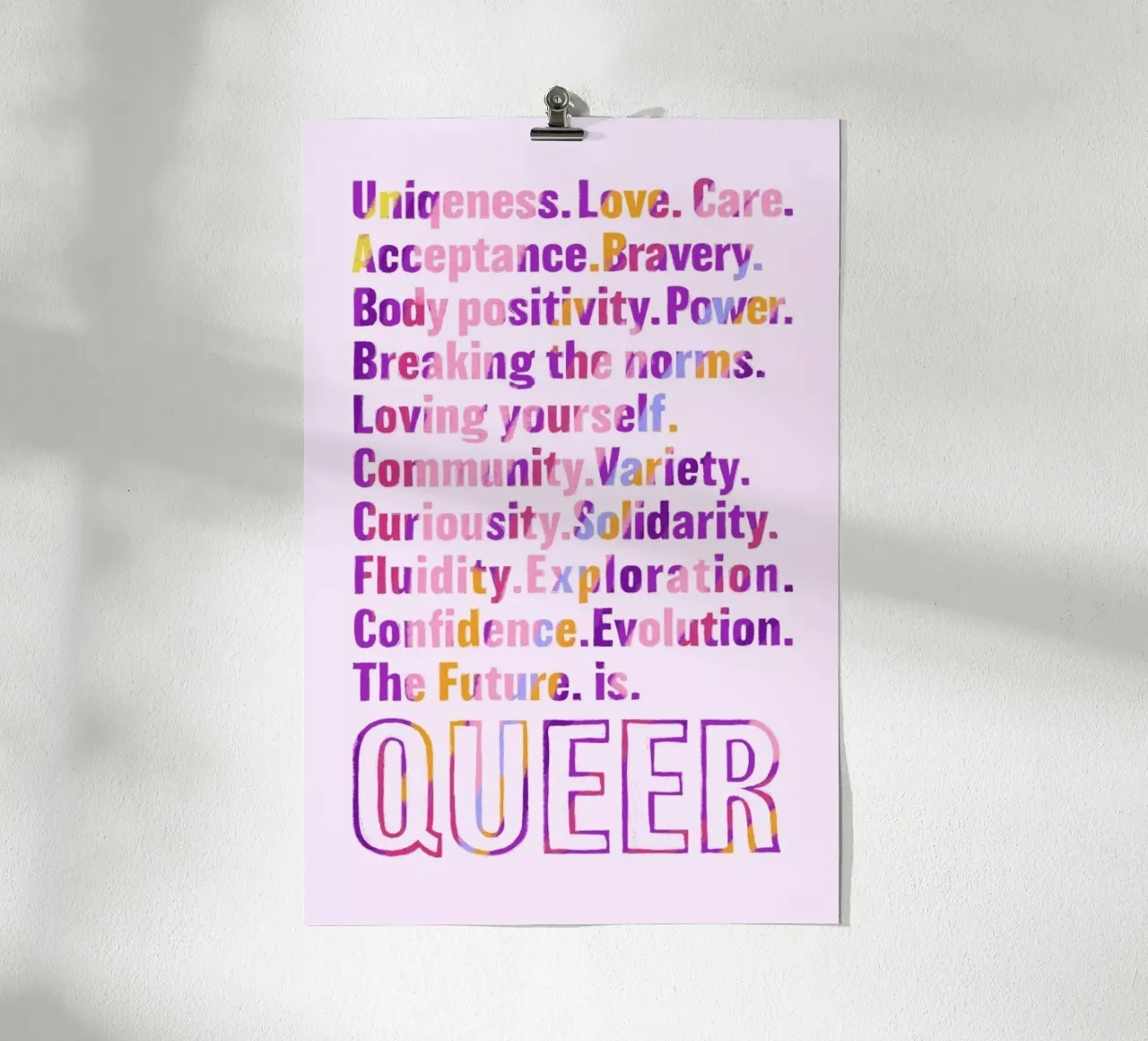 The Future Is Queer carta hahnemühle da Studio One