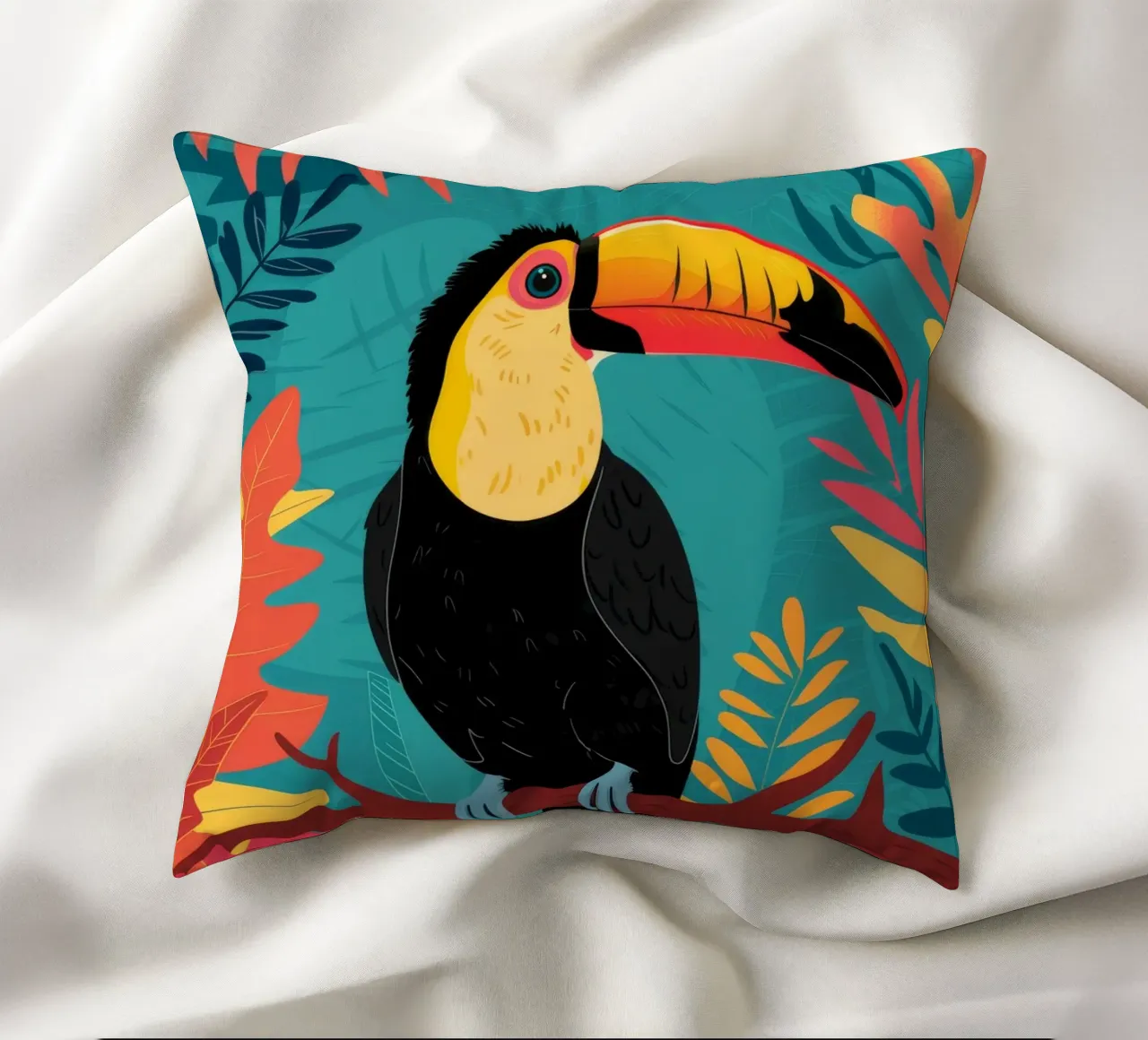 Toucan Tropicana Perch cuscino da Paez Harmony