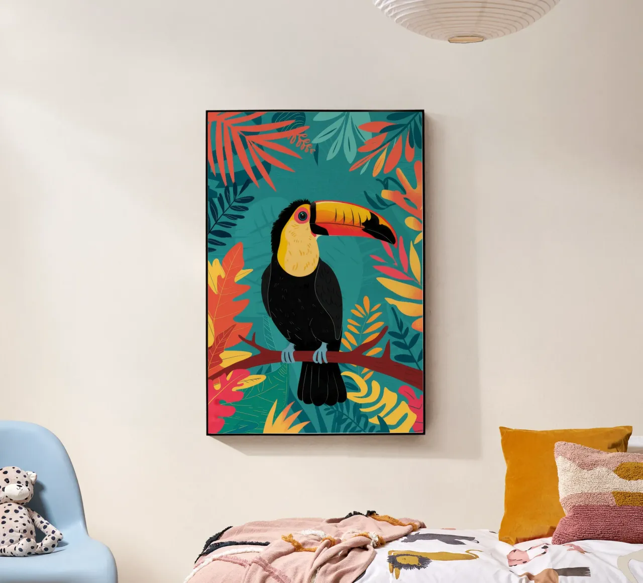 Toucan Tropicana Perch acrylic glass by Paez Harmony