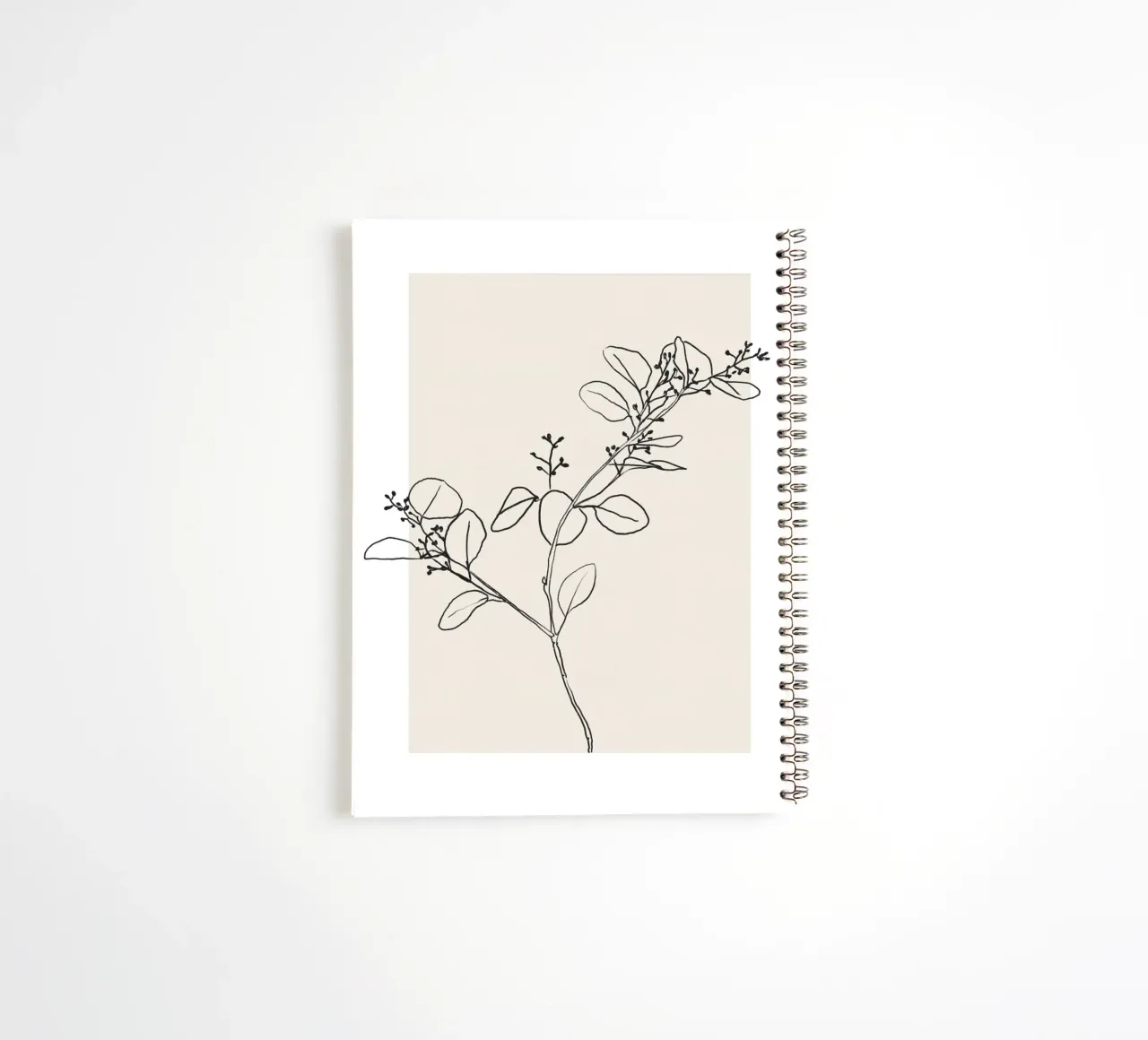 Abstract Botanics No 25 spiral notebook by treechild