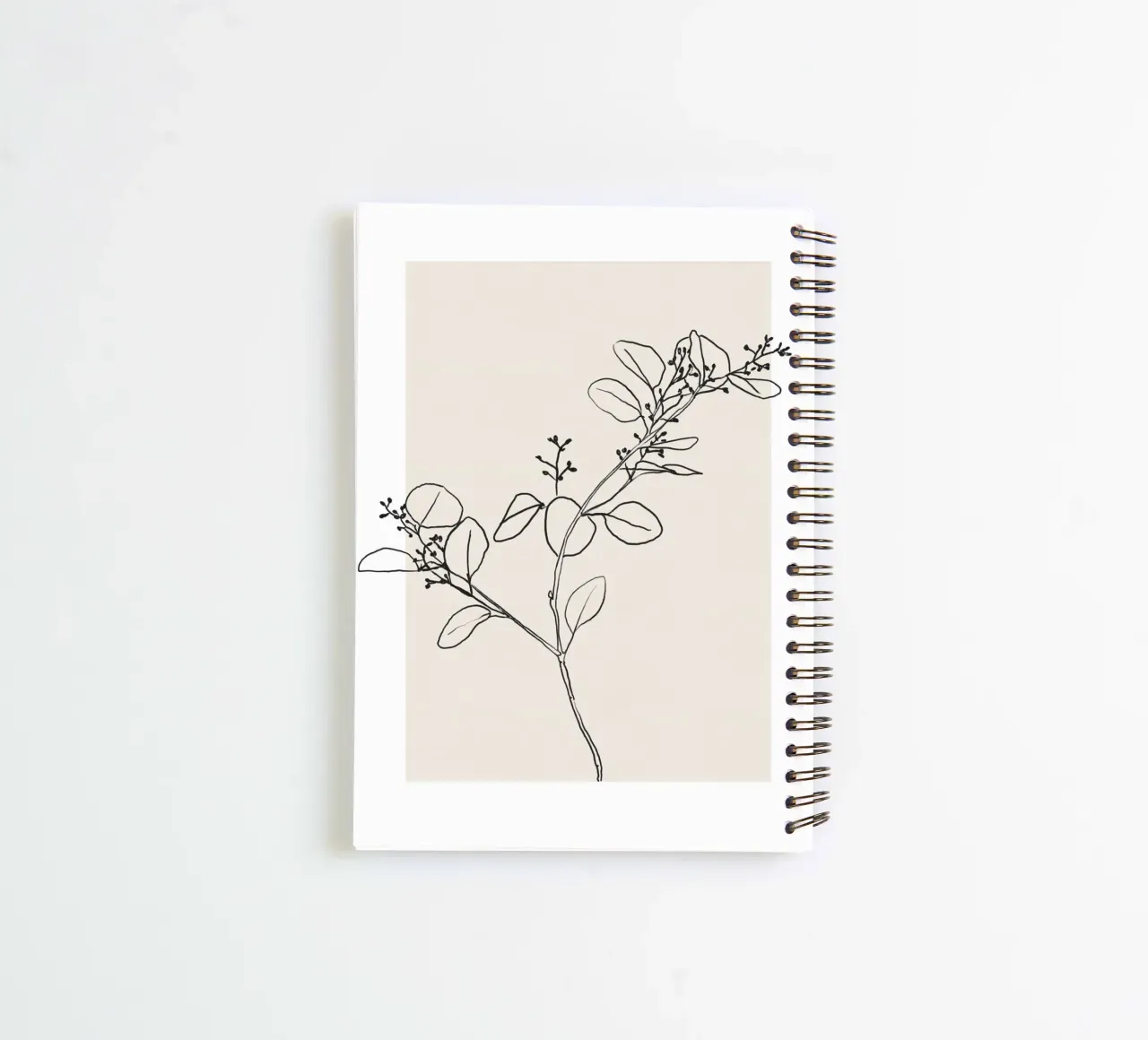 Abstract Botanics No 25 spiral notebook by treechild