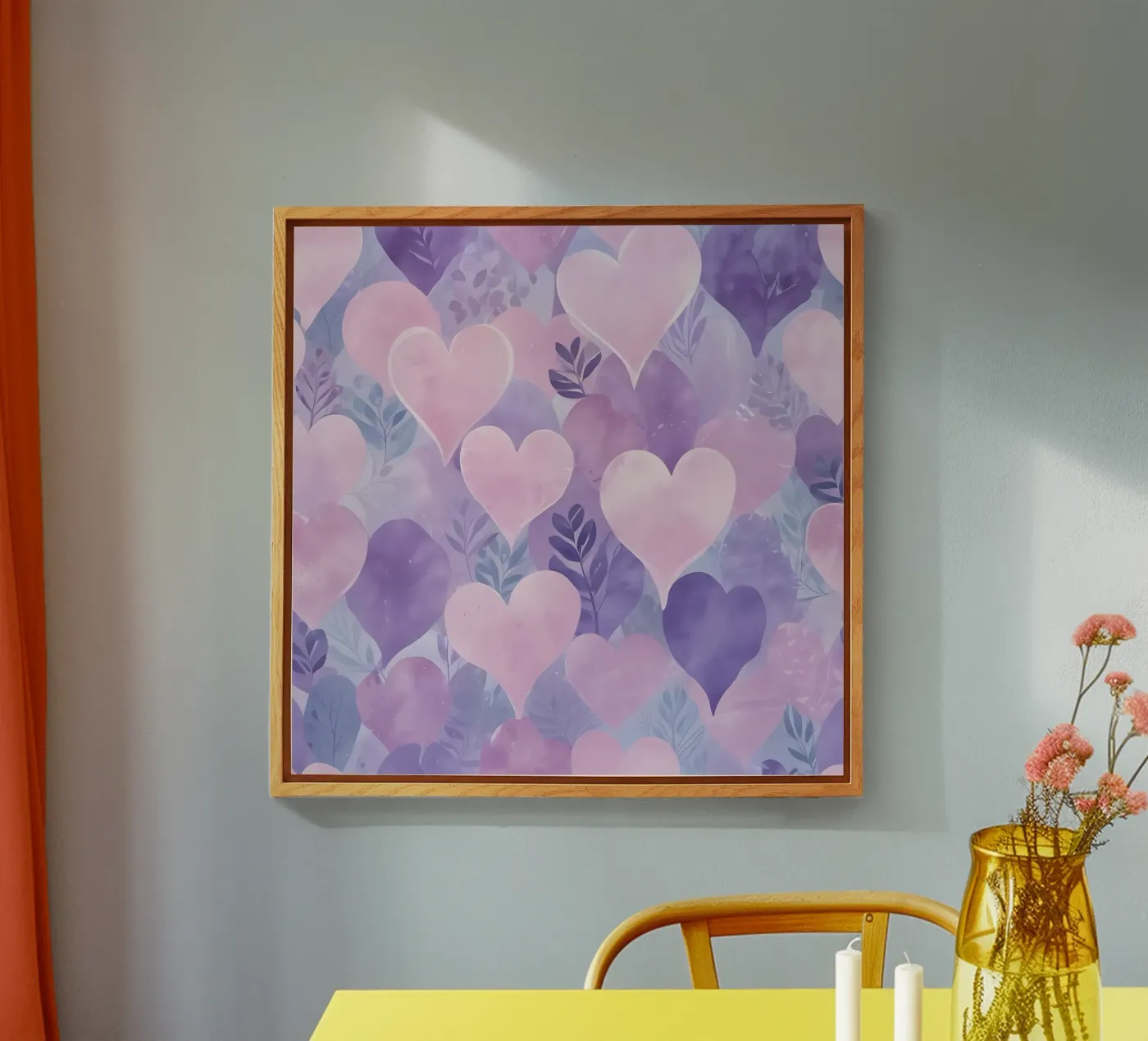 Hearts_1 acrylic glass by Farb- und Blütenzauber by LK