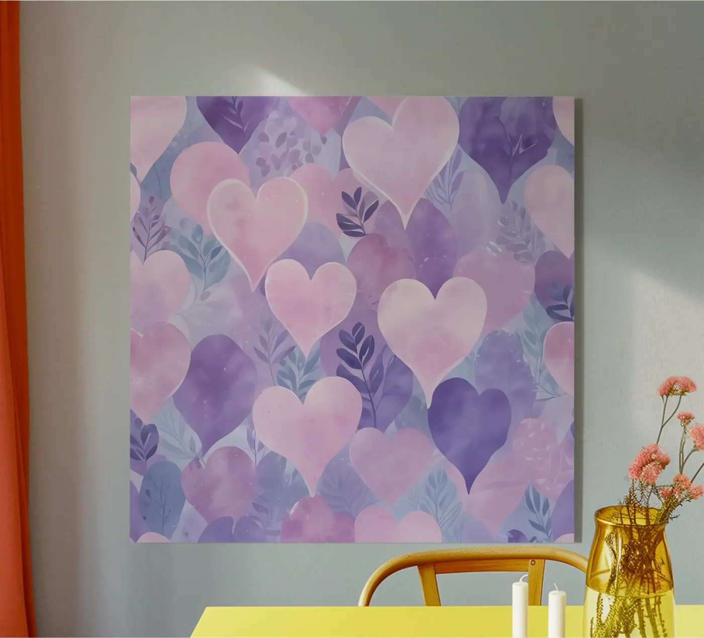 Hearts_1 acrylic glass by Farb- und Blütenzauber by LK