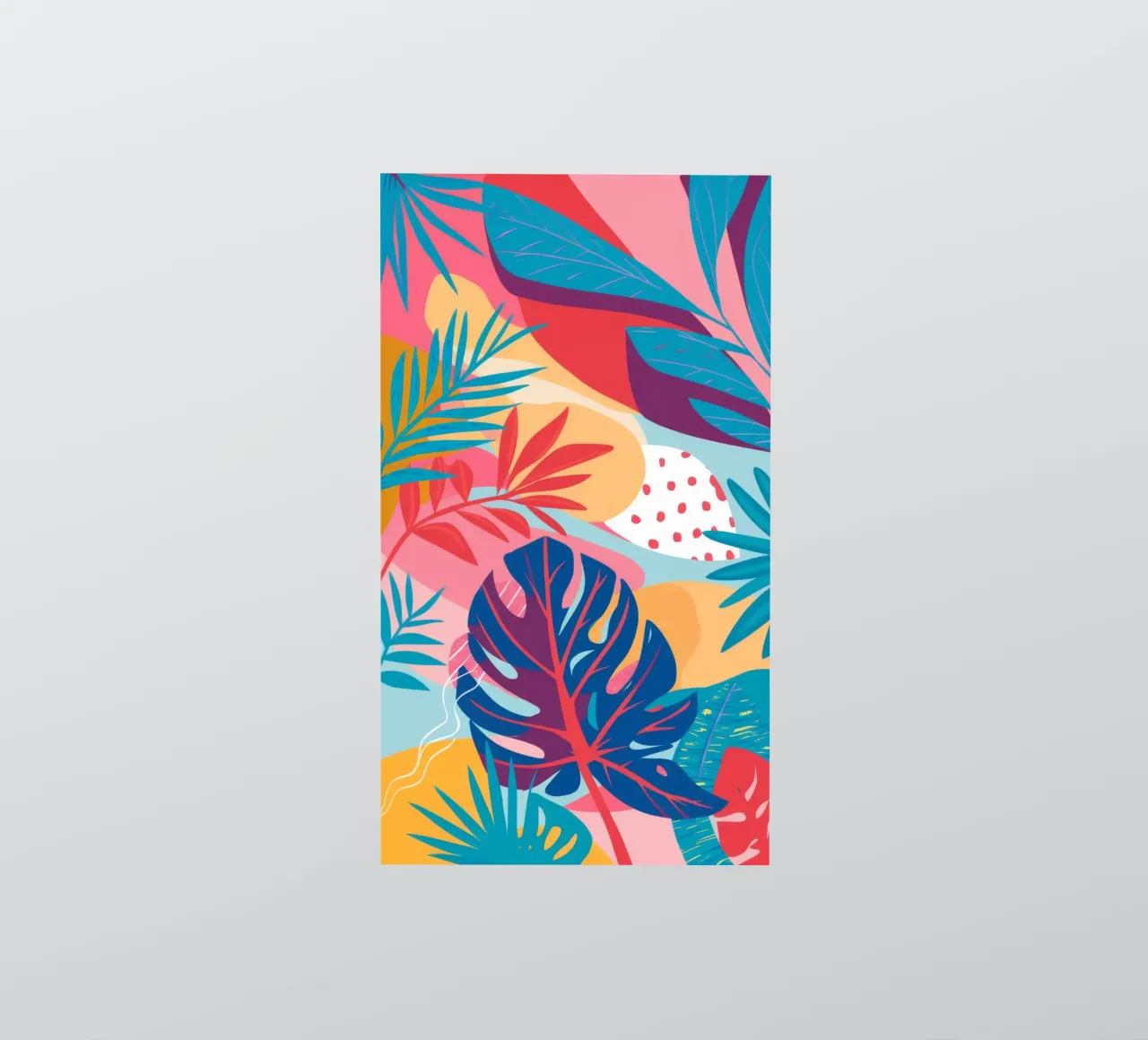 Pink Sky Palms sticker by Paez Harmony