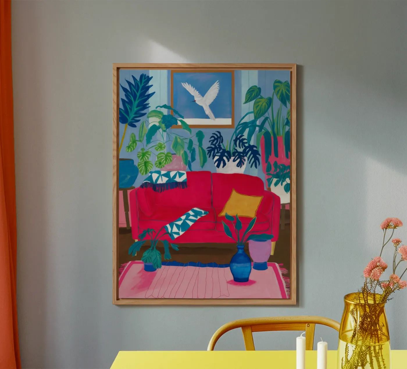 Red Sofa Reading forex plate by Paez Harmony