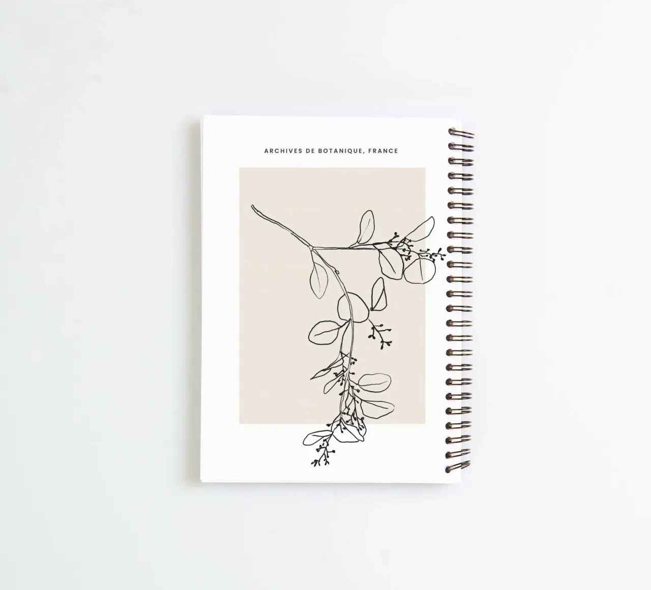 Abstract Botanics No 26 spiral notebook by treechild