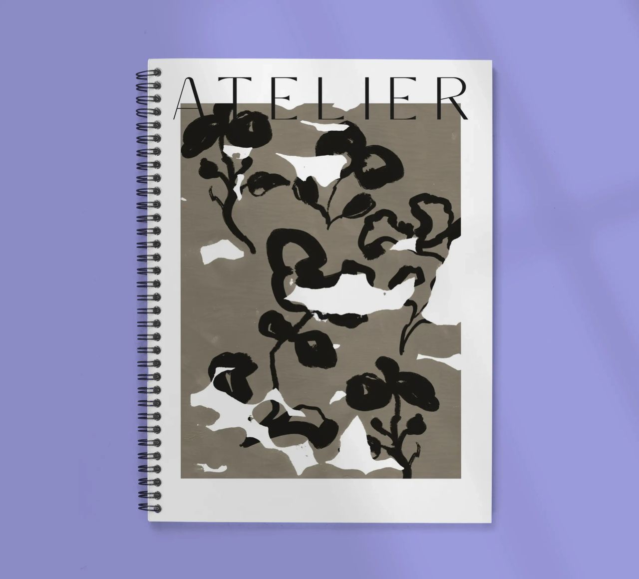 Abstract Botanics No 29 spiral notebook by treechild