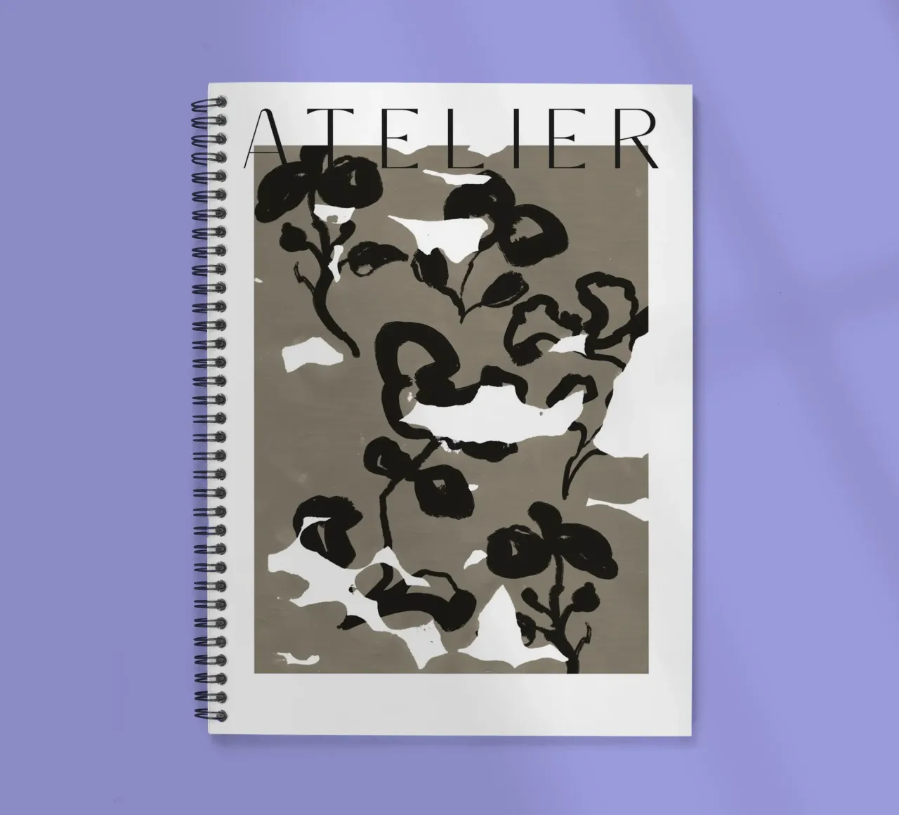 Abstract Botanics No 29 diario ad anelli da treechild