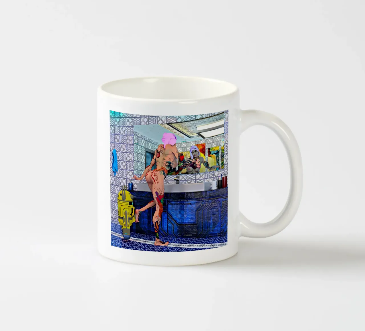 La toilette a fumetti tazza in ceramica da the-witcher