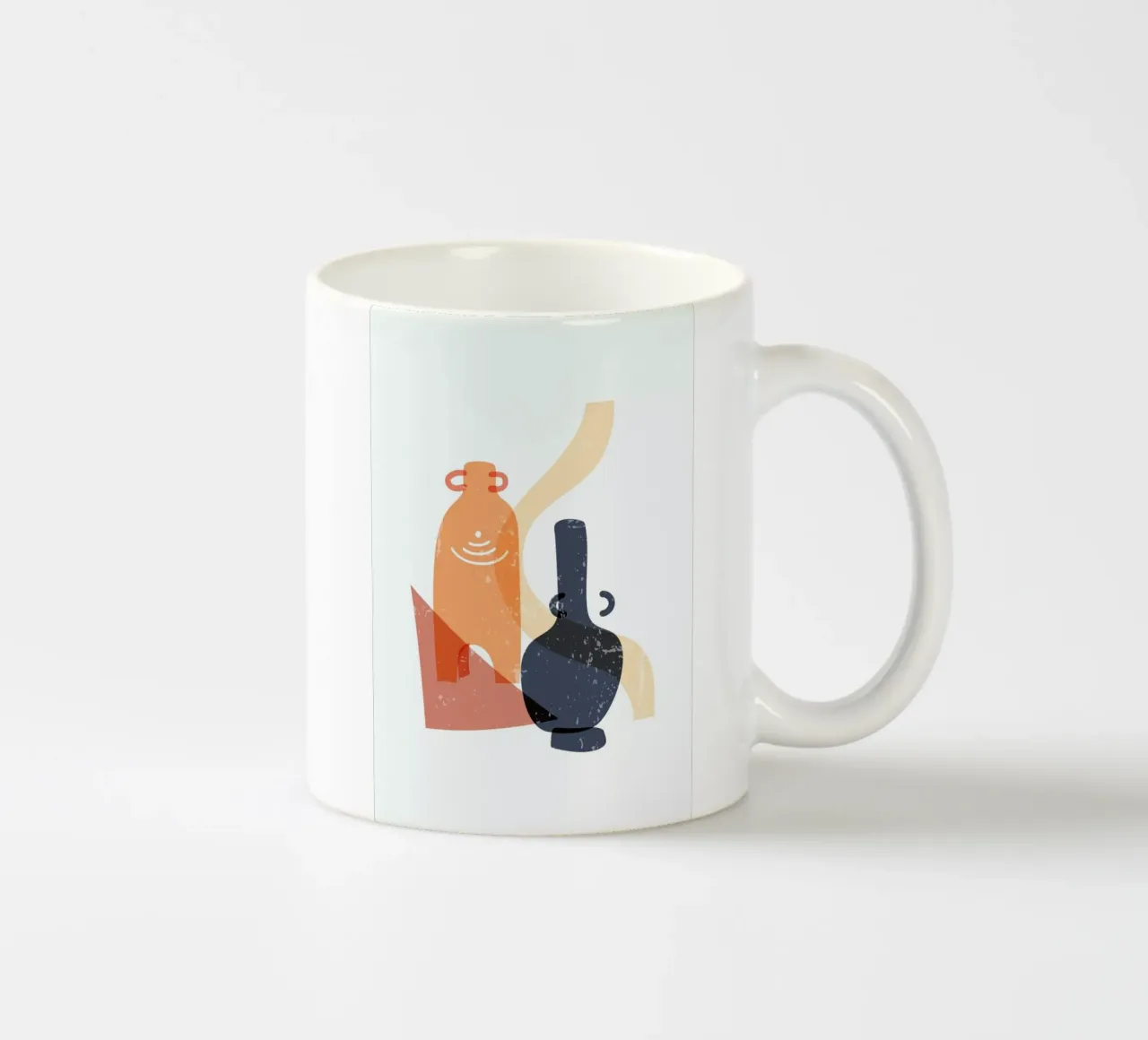 Terracotta Pots ceramic mug by Pure