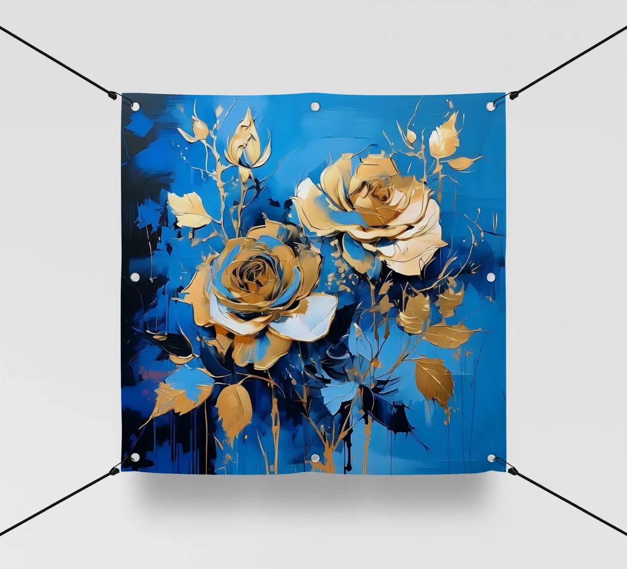 rose_oro_blu_3 telo in pvc da Farb- und Blütenzauber by LK