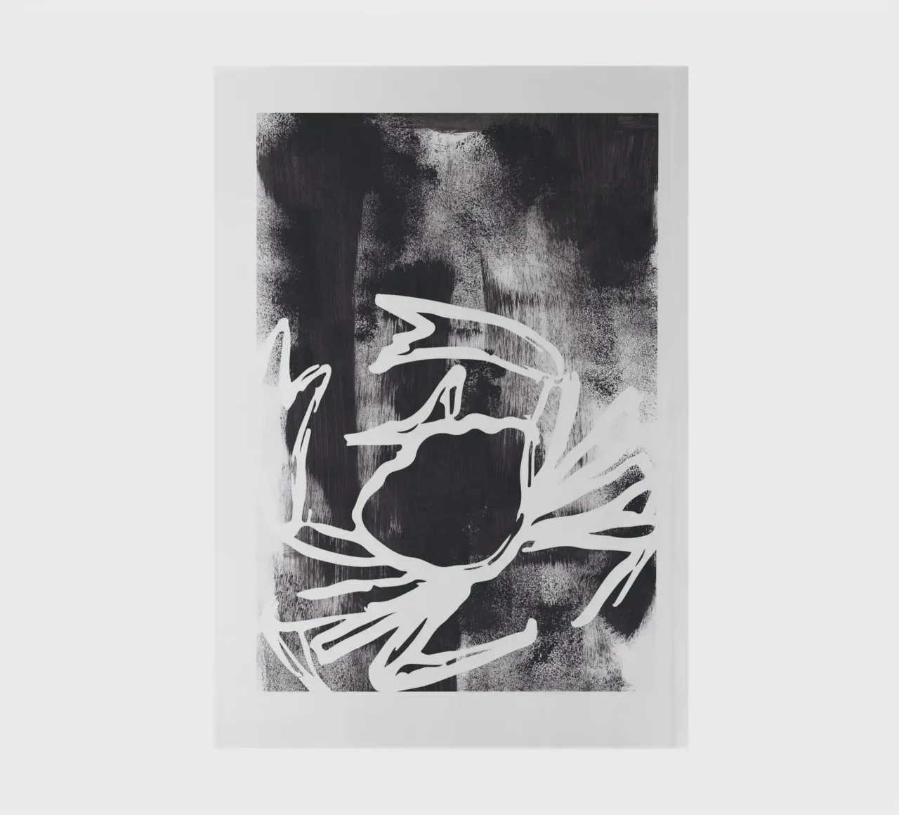 Abstract Line (Crab) No 01 notebook by treechild