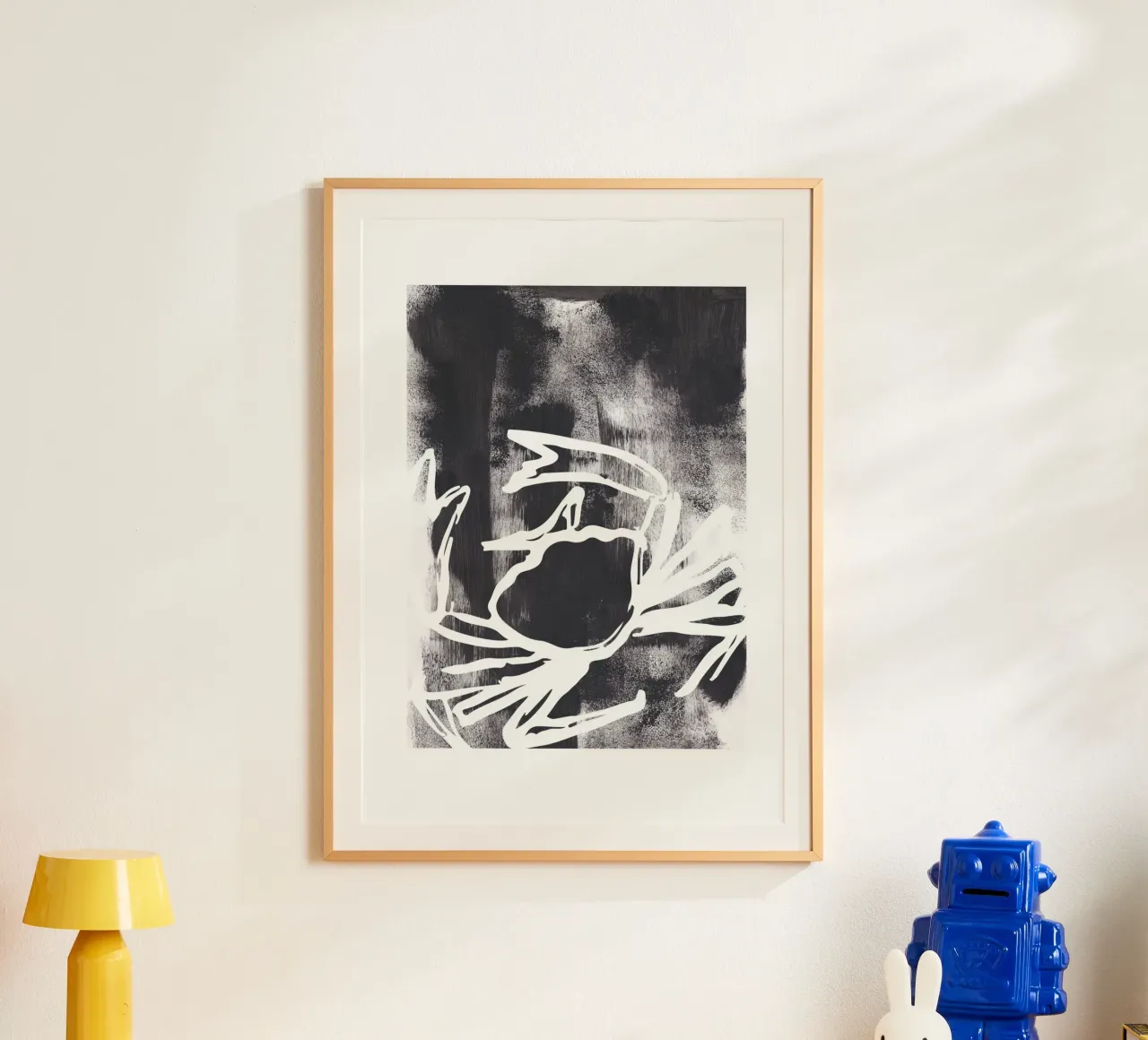 Abstract Line (Crab) No 01 carta hahnemühle da treechild