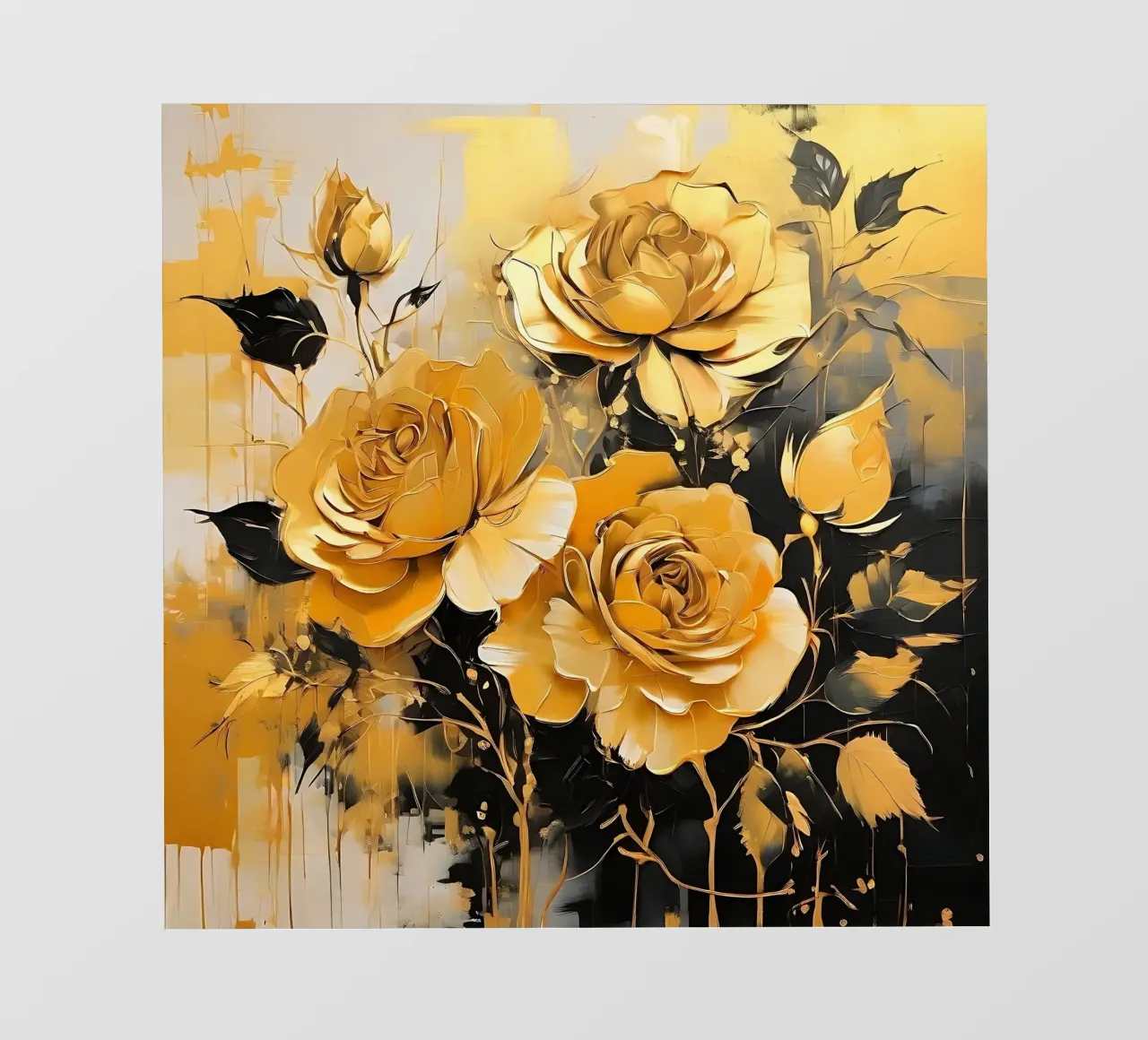 rose_oro_nero_1 telo in pvc da Farb- und Blütenzauber by LK